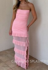Ruffle Corset Maxi Dress