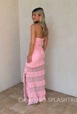 Ruffle Corset Maxi Dress