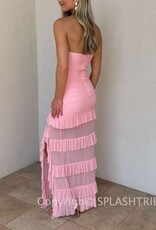 Ruffle Corset Maxi Dress