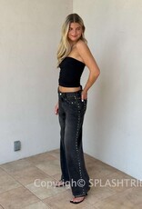 Lucy In The Sky Studded Low Rise Baggy Jeans