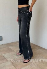 Lucy In The Sky Studded Low Rise Baggy Jeans