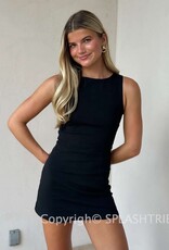 Fitted Sleeveless Shift Mini Dress