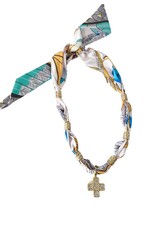 Figi Scarf With Charm Necklace