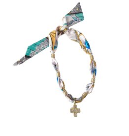 Figi Scarf With Charm Necklace