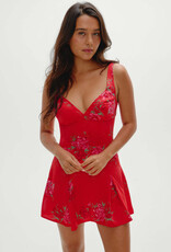 Frankies Bikinis Siren Satin Mini Dress