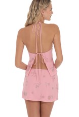 Lucy In The Sky Sequin Beaded Floral Top