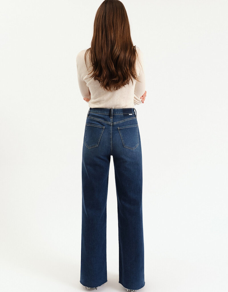 Far Out High Rise Wide Leg Jean