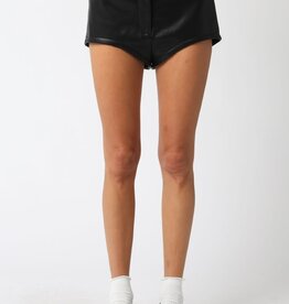 Christina Faux Leather Shorts