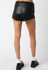 Christina Faux Leather Shorts