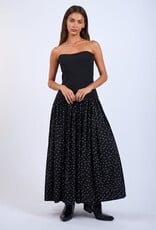 Polka Dot Tube Midi Dress