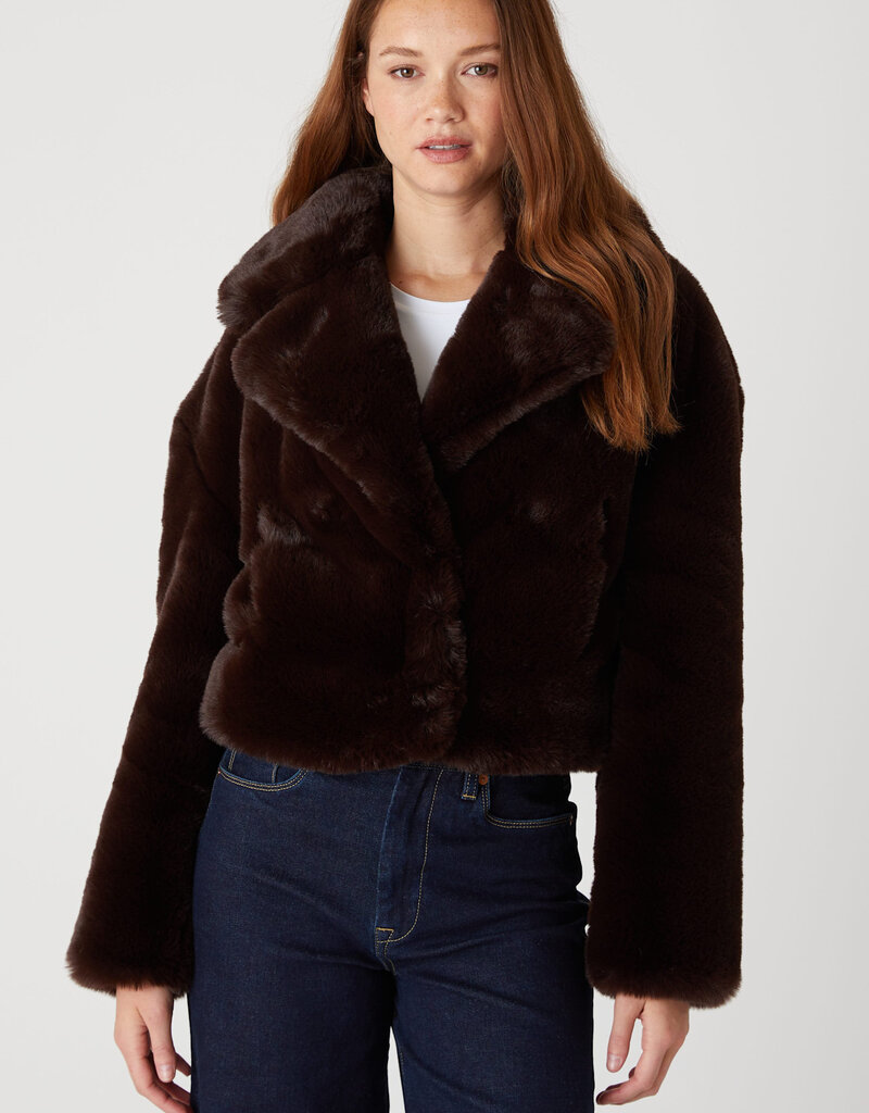 BlankNYC Americano Faux Fur Jacket