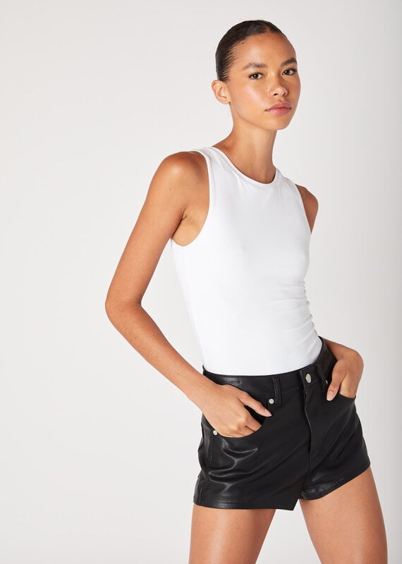 BlankNYC Rock Star Faux Leather Short