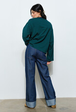Halsey Striped Long Sleeve Top