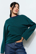 Halsey Striped Long Sleeve Top
