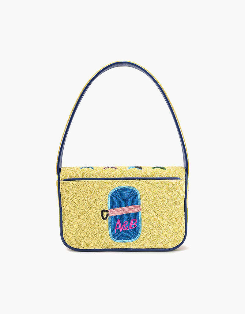 Fish Tales Beaded Shoulder Bag