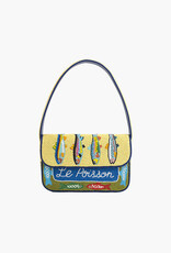 Fish Tales Beaded Shoulder Bag