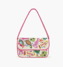 Underwater Tales Beaded Shoulder Bag