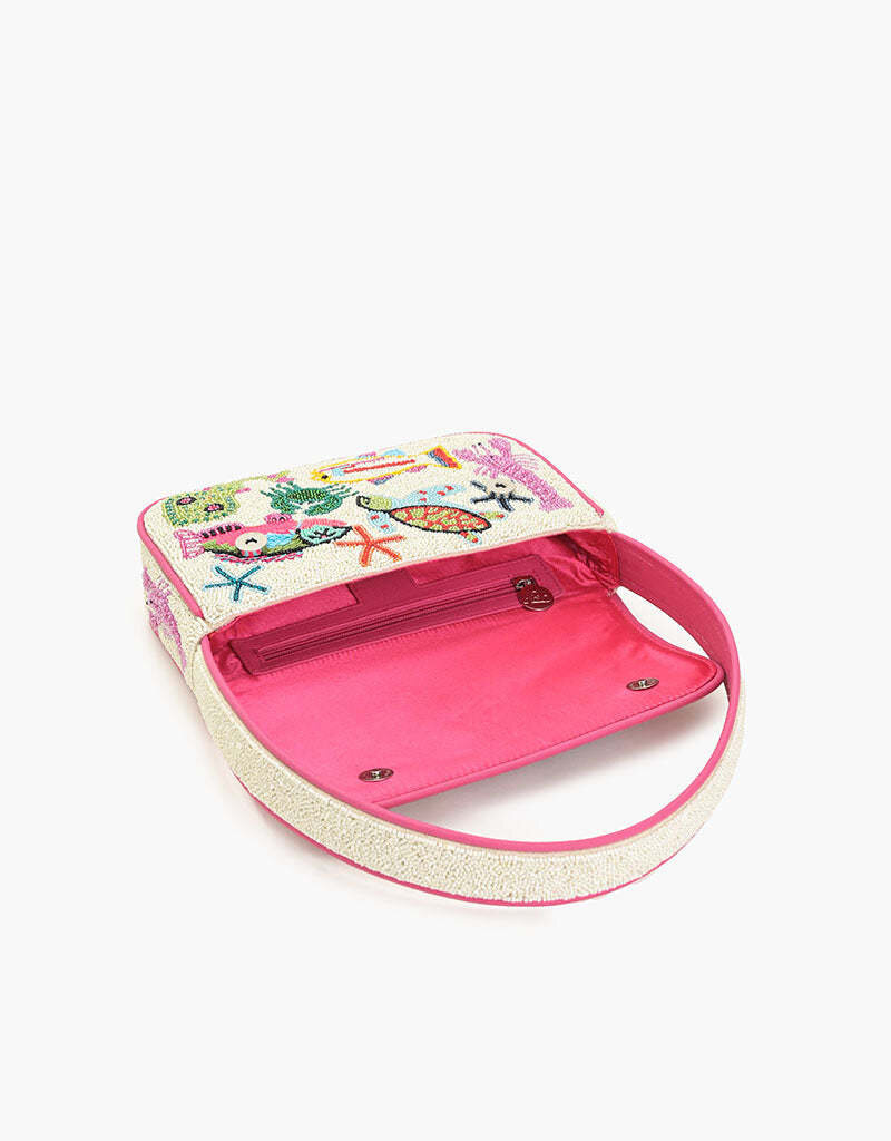 Underwater Tales Beaded Shoulder Bag