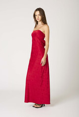 Tonal Floral Cowl Back Maxi Dress