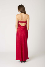 Tonal Floral Cowl Back Maxi Dress