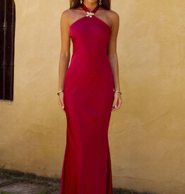 Chara Low Cross Back Maxi Dress