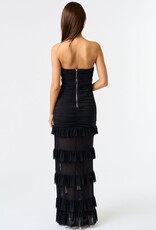 Ruffle Corset Maxi Dress
