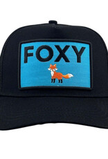 Foxy Trucker Hat Black