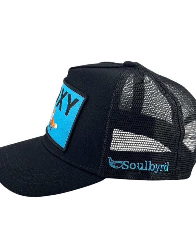 Foxy Trucker Hat Black