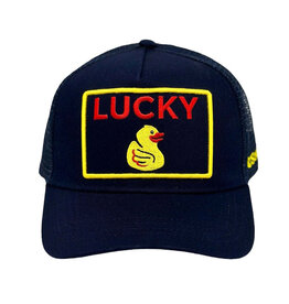 Lucky Duck Trucker Hat Indigo