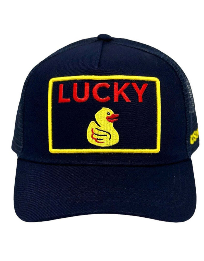 Lucky Duck Trucker Hat Indigo