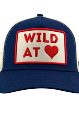 Wild at Heart Trucker Hat Navy