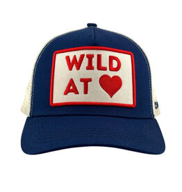 Wild at Heart Trucker Hat Navy