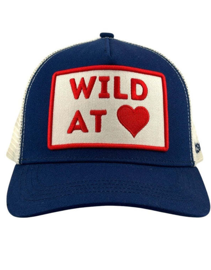 Wild at Heart Trucker Hat Navy