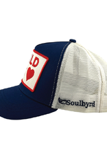 Wild at Heart Trucker Hat Navy