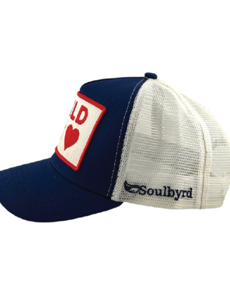 Wild at Heart Trucker Hat Navy