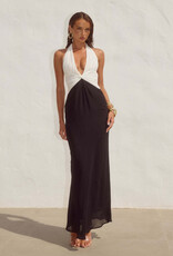 Tenaya Plunge V Neck Maxi Dress