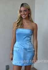 Amanda Uprichard Lucienne Skort Romper Mini Dress