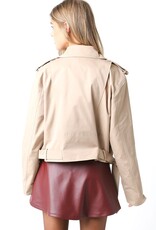 Cropped Trench Jacket