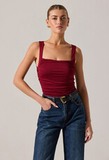 ASTR Voncile Ruched Bodysuit