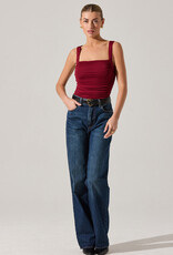 ASTR Voncile Ruched Bodysuit