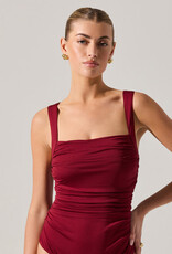 ASTR Voncile Ruched Bodysuit