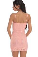 Lucy In The Sky Sequin Pattern Bodycon Mini Dress