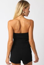 Pepper Asymmetrical Hem Tube Top