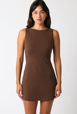 Sleeveless Straight Fit Ponte Mini Dress