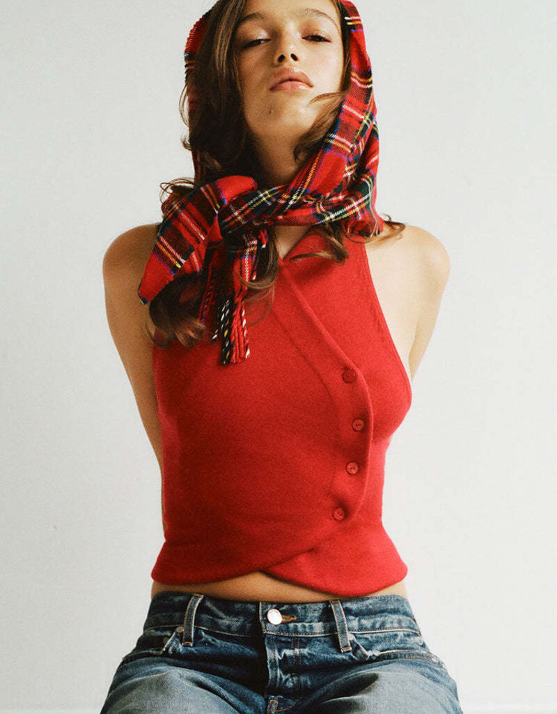 Frankies Bikinis Ryder Cloud Knit Halter Top