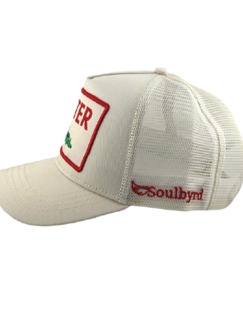 Later Gator Trucker Hat Ivory