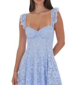 Lucy In The Sky Lace Fit and Flare Mini Dress