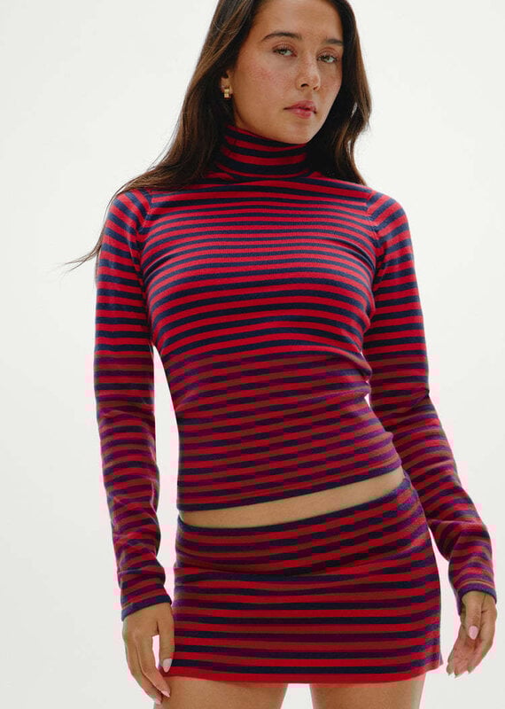Frankies Bikinis Milo Cloud Knit Turtleneck Sweater