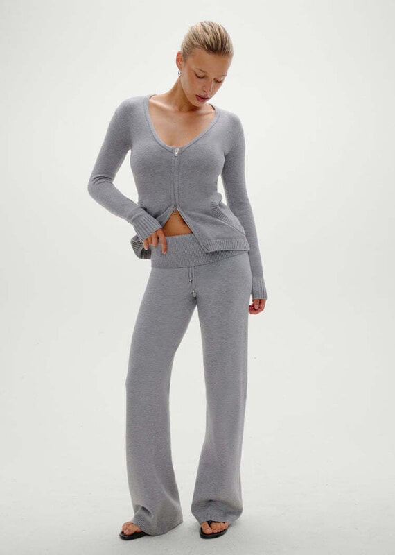 Frankies Bikinis Dawson Cloud Knit Fold Over Pant