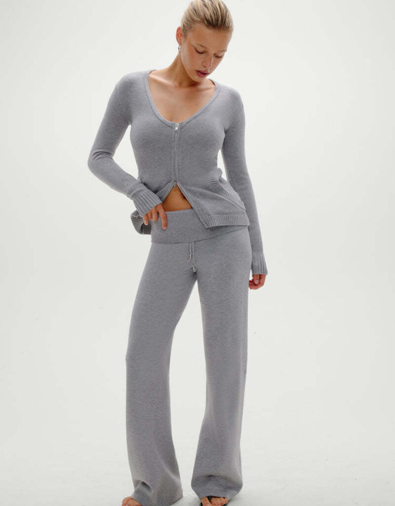 Frankies Bikinis Dawson Cloud Knit Fold Over Pant